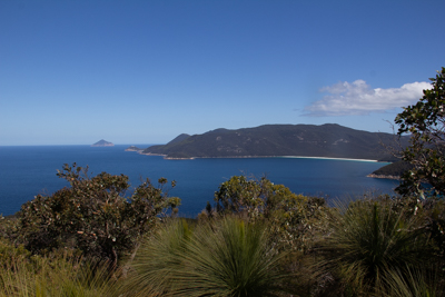 Looking across Little Waterloo Bay towards the Lightstation