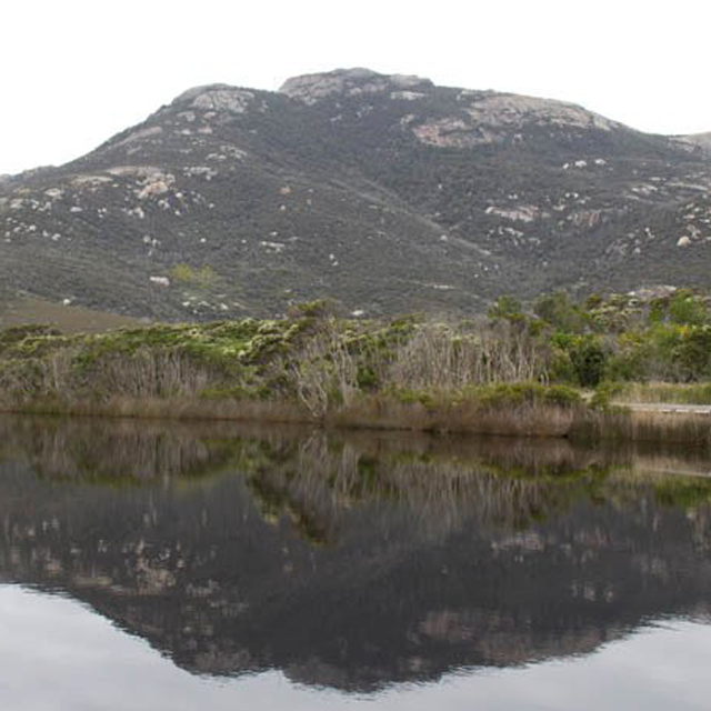 Mountain Reflection in Water
